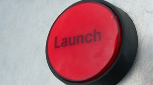 Red launch button Red launch button