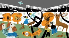 Family Concerts Pathways and Places illustration Family Concerts Pathways and Places illustration