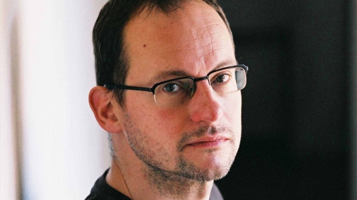 Composer David Sawer close up Composer David Sawer close up