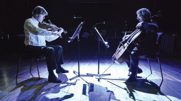 Chris Yates and Uli Heinen playing Music to Go Chris Yates and Uli Heinen playing Music to Go
