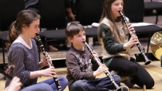 Participants playing at Music Maze workshop Participants playing at Music Maze workshop