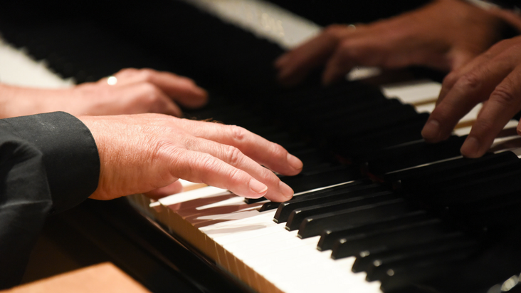 Musician playing piano Musician playing piano